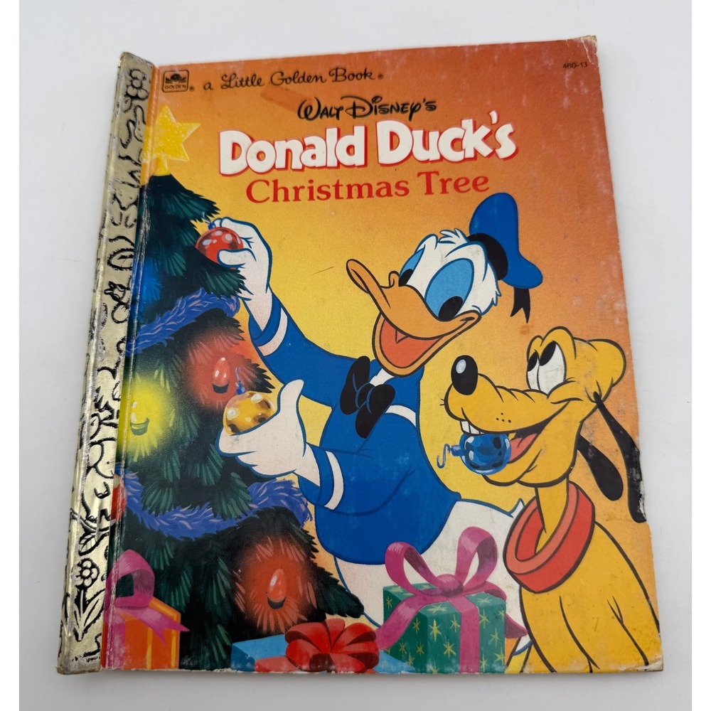 Walt Disney Donald Ducks Christmas Tree Little Golden Book 1991 460-13